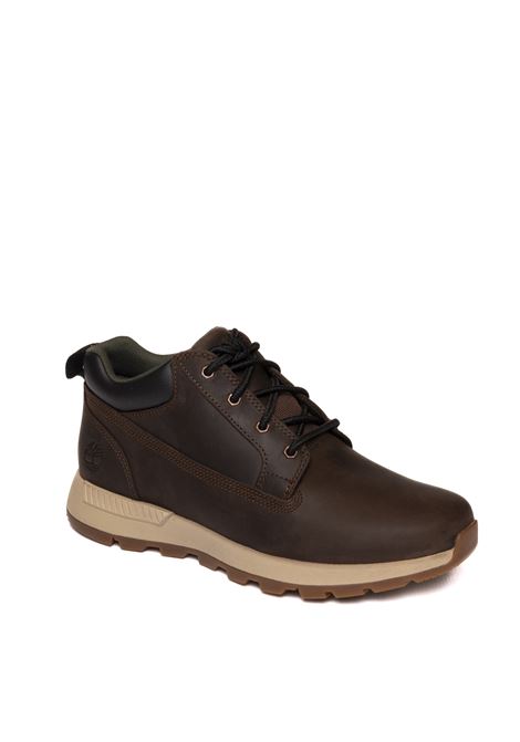 dark brown leather ankle boot TIMBERLAND | TB0A2HVM9311LOW LACE UP